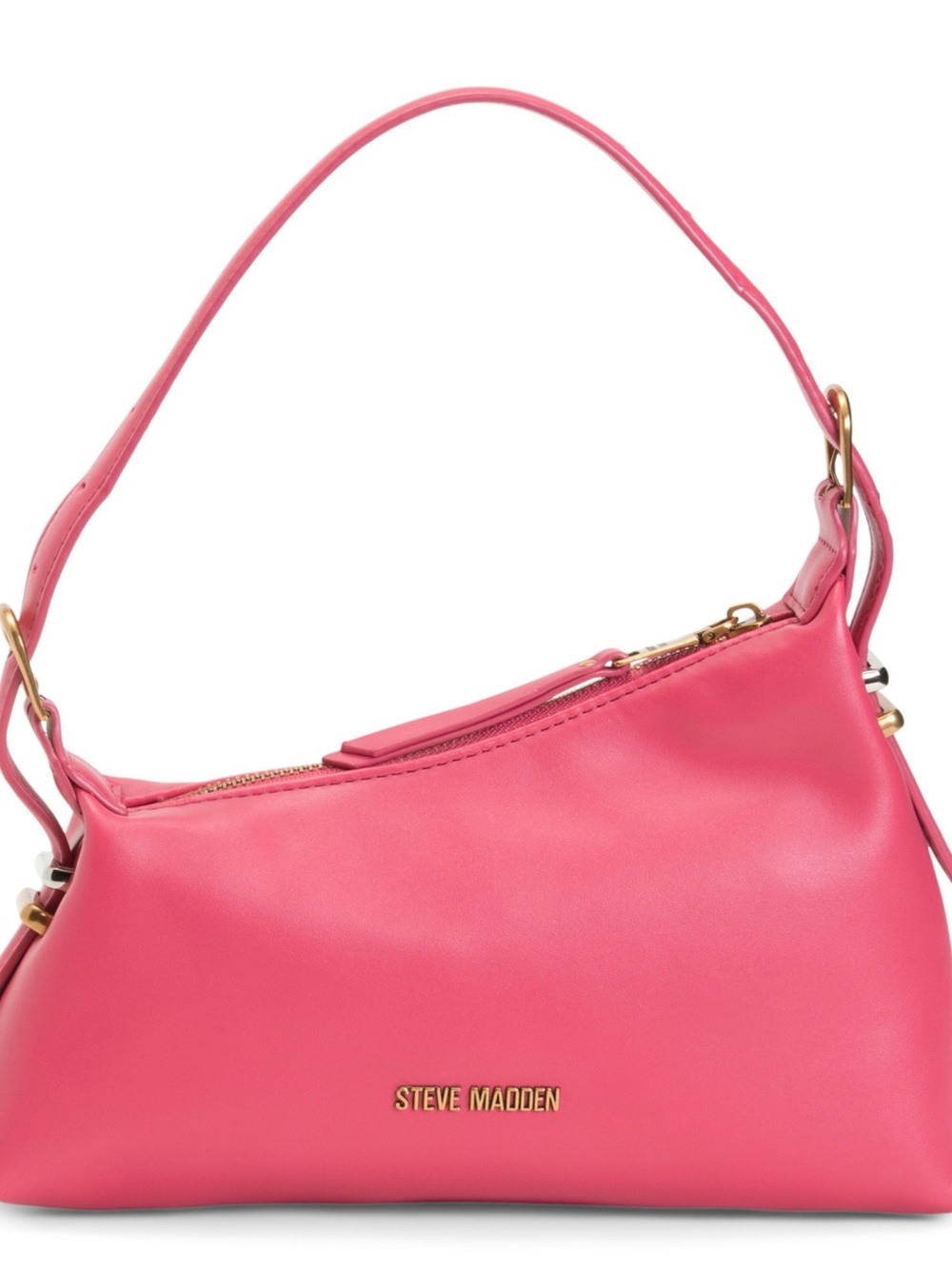 Steve Madden Hot Pink Shoulder Bag with Gold Hardware